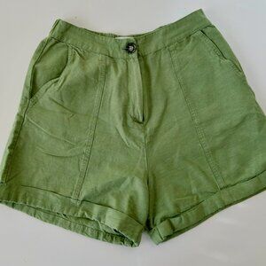 Mango linen shorts, size small